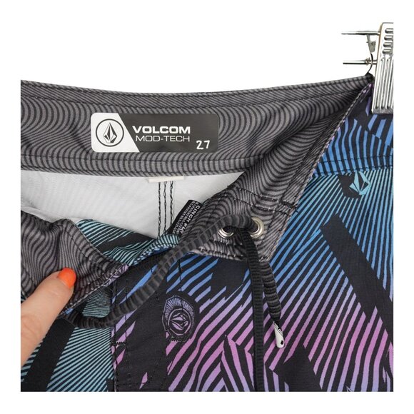 EUC Volcom Young Men's Board Shorts Swim Trunks‎ Size 27 - Picture 6 of 8